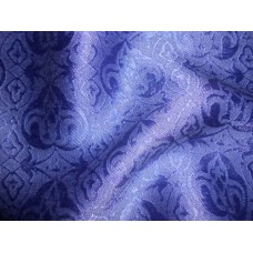 Cotton Silk Brocade 1 Blue Fabric